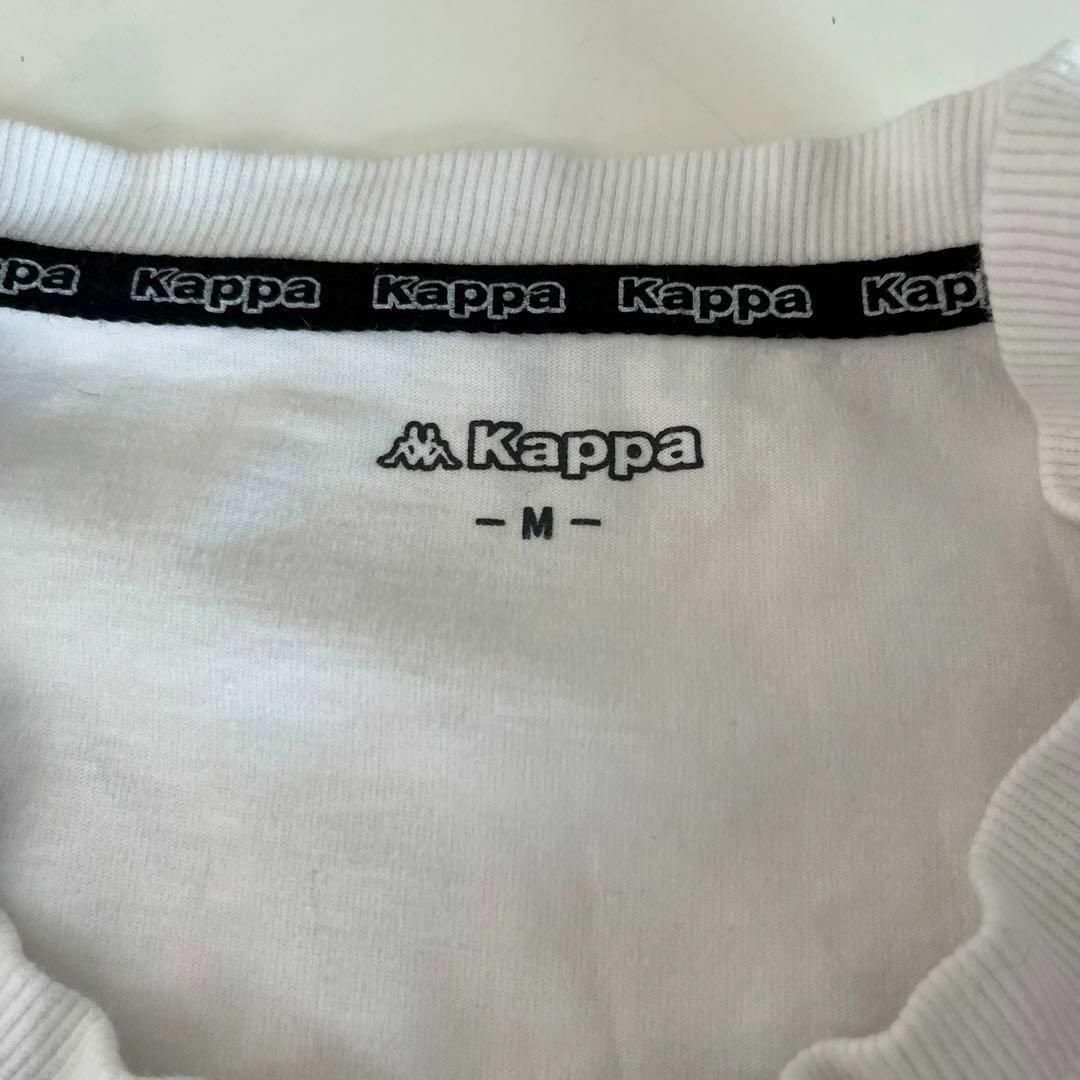 Kappa(カッパ)のKAPPA カッパ 長袖Tシャツ アームロゴ コットン100％ ホワイト M メンズのトップス(スウェット)の商品写真