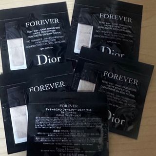 ディオール(Dior)のディオールスキンフォーエヴァーフィルドマット5点(サンプル/トライアルキット)