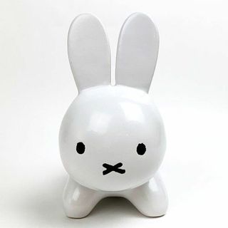 ミッフィー(miffy)のミッフィー こうさぎバンク　大 貯金箱　バンク インテリア 白 グッズ(その他)