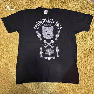 マンウィズアミッション(MAN WITH A MISSION)のマンウィズ　SEVEN DEADLY SINS ツアーTシャツ　ブラック　XL(ミュージシャン)