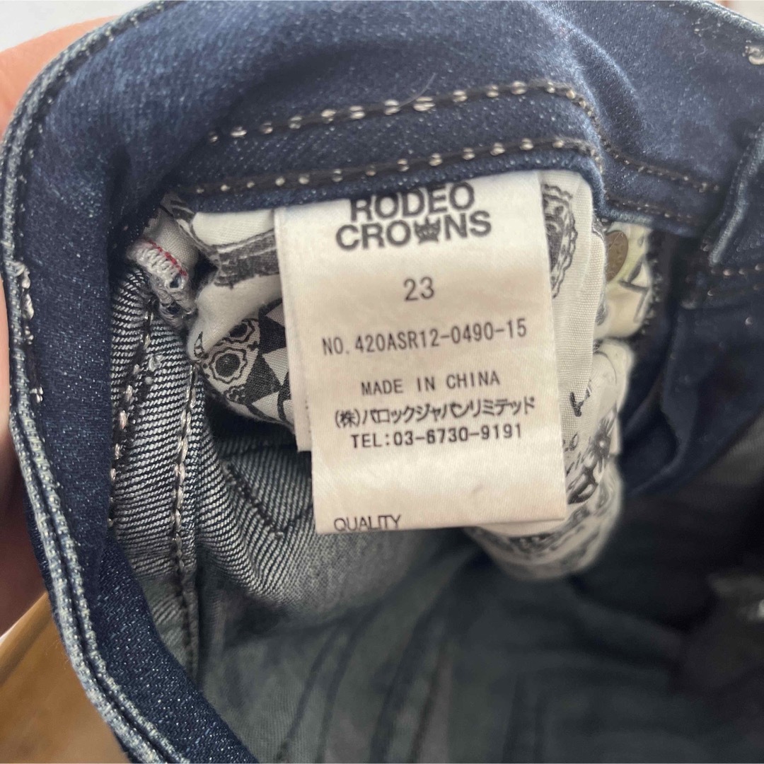 RODEO CROWNS(ロデオクラウンズ)のロデオクラウンズ デニム 23 レディースのパンツ(デニム/ジーンズ)の商品写真