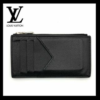 ルイヴィトン(LOUIS VUITTON)のルイヴィトン タイガ 黒 コインカードホルダー 小銭入れ　コインケース(コインケース/小銭入れ)