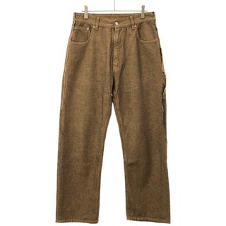 エムエムシックス(MM6)のMM6 Maison Margiela  エムエムシックス メゾン マルジェラ 再構築ダメージデニムパンツ ブラウン 38(デニム/ジーンズ)