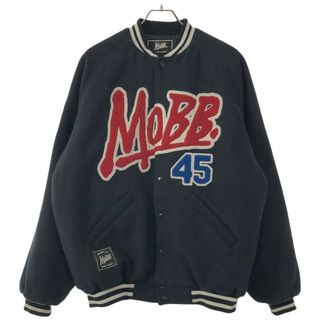 MOBB ぐずっ モブ スタジャン スタジアムジャンパー ネイビー MOBB ぐずっ モブ スタジャン スタジアムジャンパー ネイビー