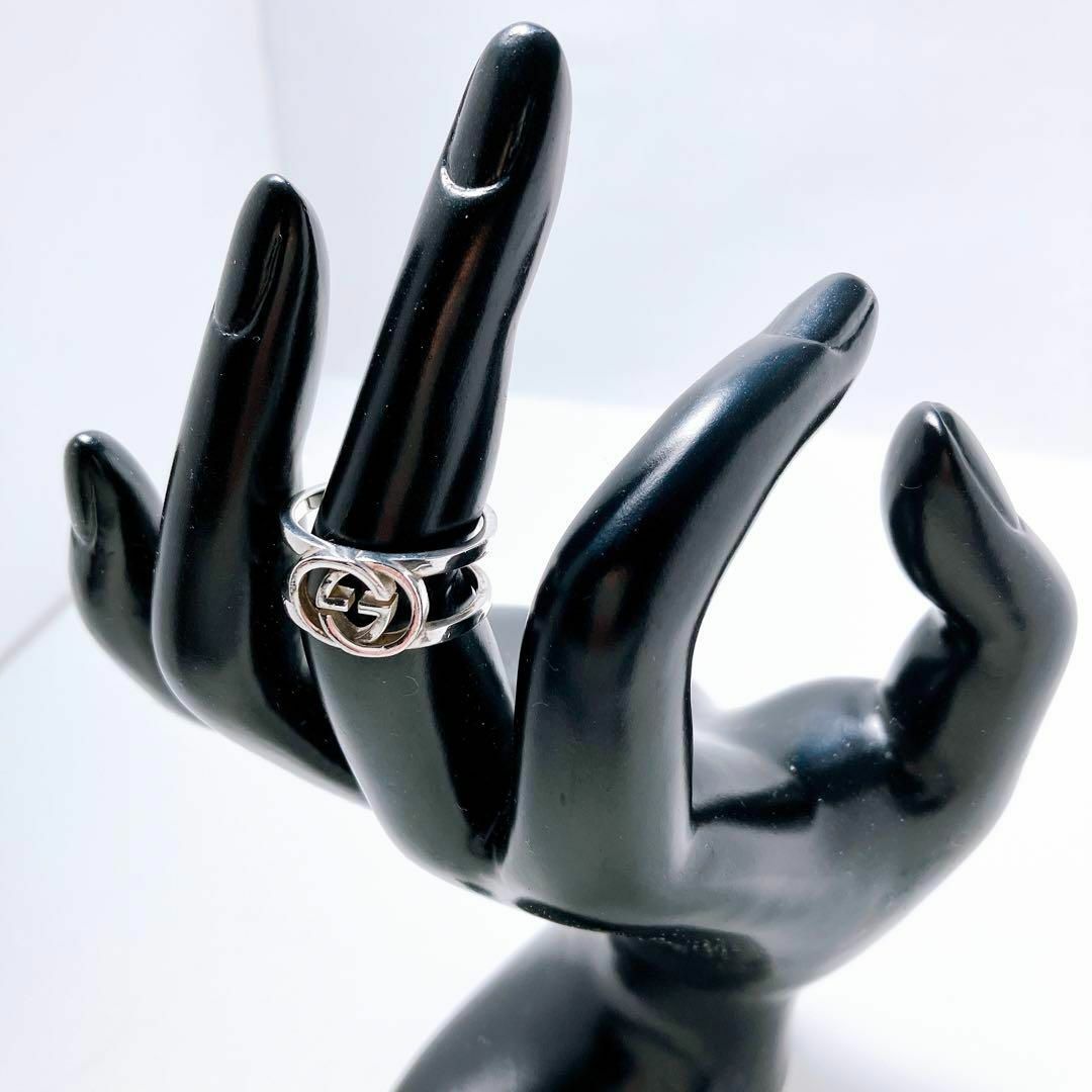 Gucci(グッチ)の【洗浄済】グッチ GUCCI 925 リング 指輪 シルバー アクセ Y183 レディースのアクセサリー(リング(指輪))の商品写真