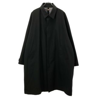 イズネス(is-ness)のis-ness イズネス JOHN別注 JOHN COAT01 3LAYER COAT BIG ナイロンステンラーコート ブラック F(ステンカラーコート)