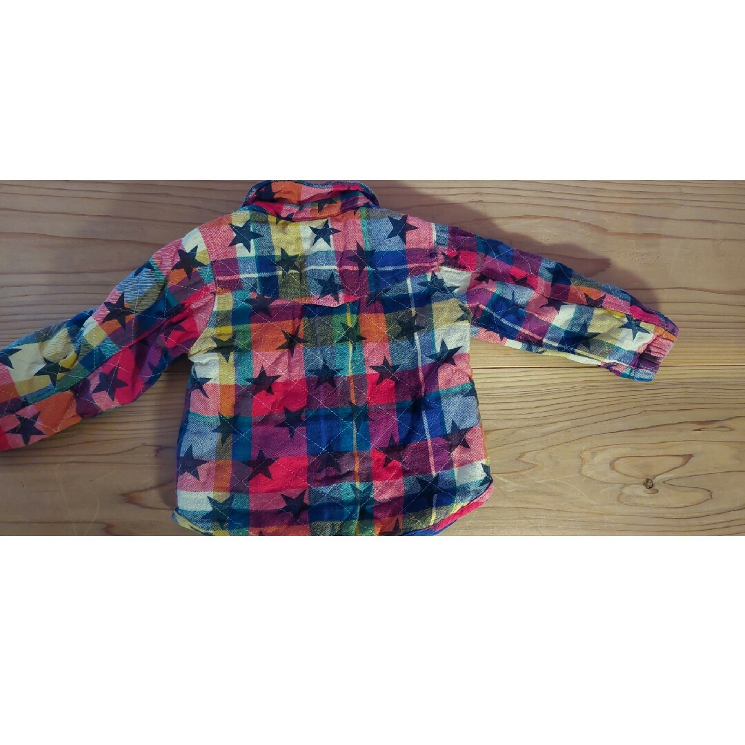 F.O.KIDS(エフオーキッズ)のチェックFOkidsアウター 90 キッズ/ベビー/マタニティのキッズ服男の子用(90cm~)(ジャケット/上着)の商品写真