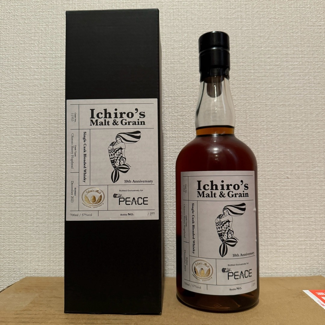 イチローズモルト Bar peace 10周年記念ボトル | フリマアプリ ラクマ イチローズモルト Bar peace 10周年記念ボトル | フリマアプリ ラクマ