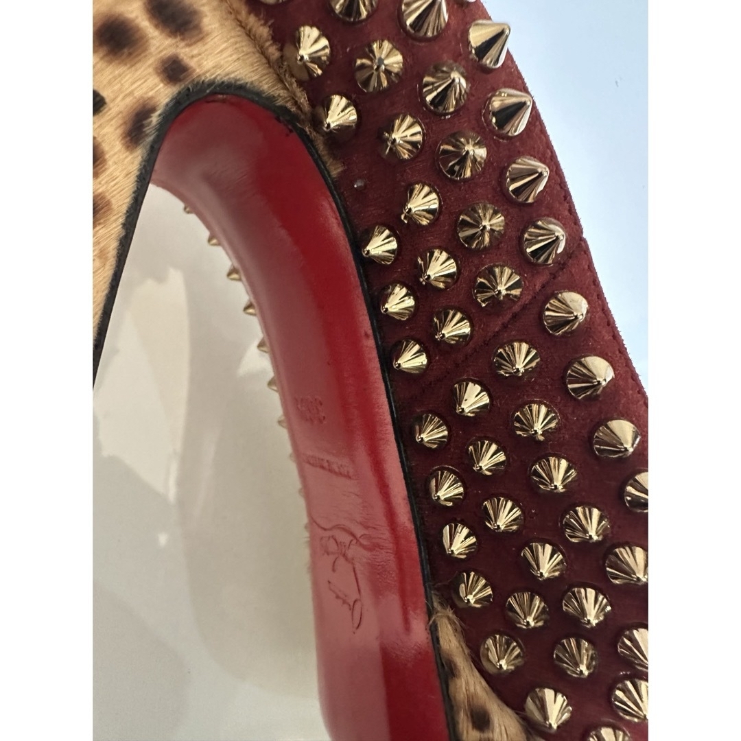 Christian Louboutin(クリスチャンルブタン)のクリスチャンルブタン  スパイクパンプス　140mm 36 1/2 レディースの靴/シューズ(ハイヒール/パンプス)の商品写真