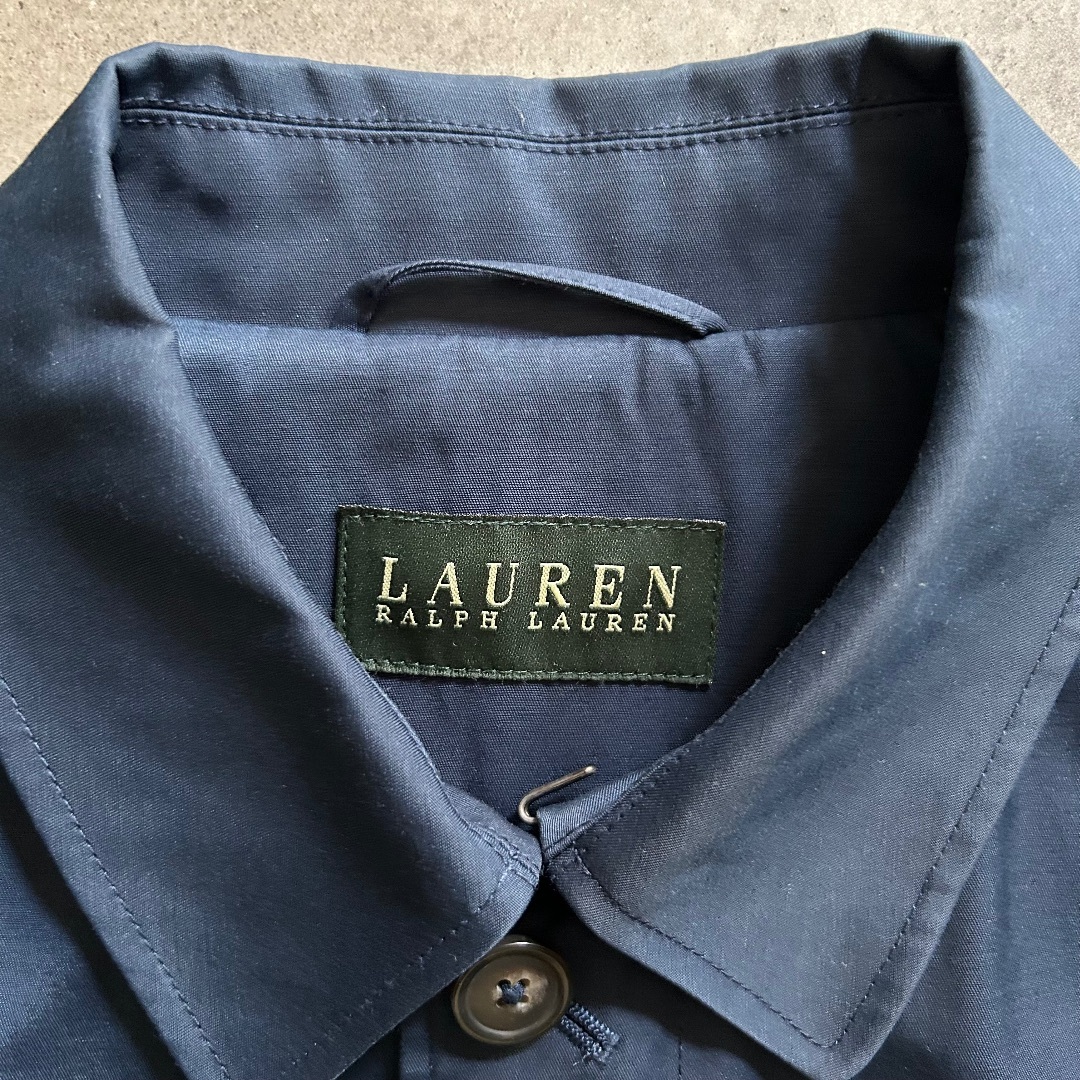 Ralph Lauren(ラルフローレン)のラルフローレン ステンカラーコート ネイビー L相当 メンズのジャケット/アウター(ステンカラーコート)の商品写真