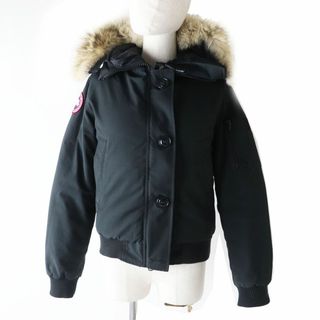 カナダグース(CANADA GOOSE)の良品◎正規品 CANADA GOOSE カナダグース 7967JL LABRADOR BOMBER ラブラドール ボンバー ファー・フード付き ダウンジャケット 黒 S(ダウンジャケット)