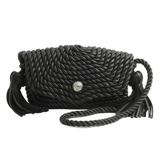 ボッテガヴェネタ(Bottega Veneta)のボッテガヴェネタ トルション クラシック ショルダーバッグ 斜め掛け ラムスキン レザー ブラック 黒 680185 BOTTEGA VENETA（新品・未使用品）(ショルダーバッグ)