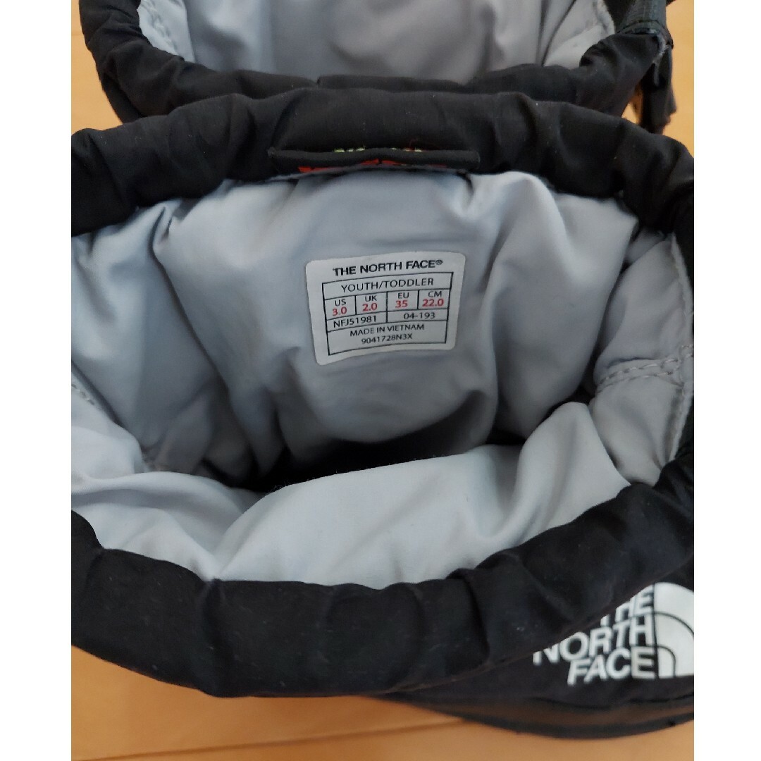 THE NORTH FACE(ザノースフェイス)のノースフェイス　ブーツ　22㎝ キッズ/ベビー/マタニティのキッズ靴/シューズ(15cm~)(ブーツ)の商品写真