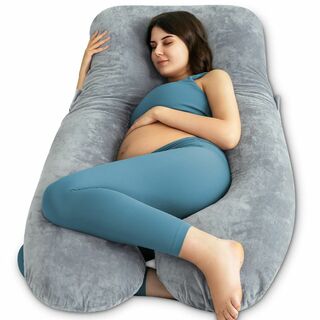 【色: ダックグレー】Meiz 抱き枕 だきまくら 腰枕 妊婦 妊娠 クッション(枕)