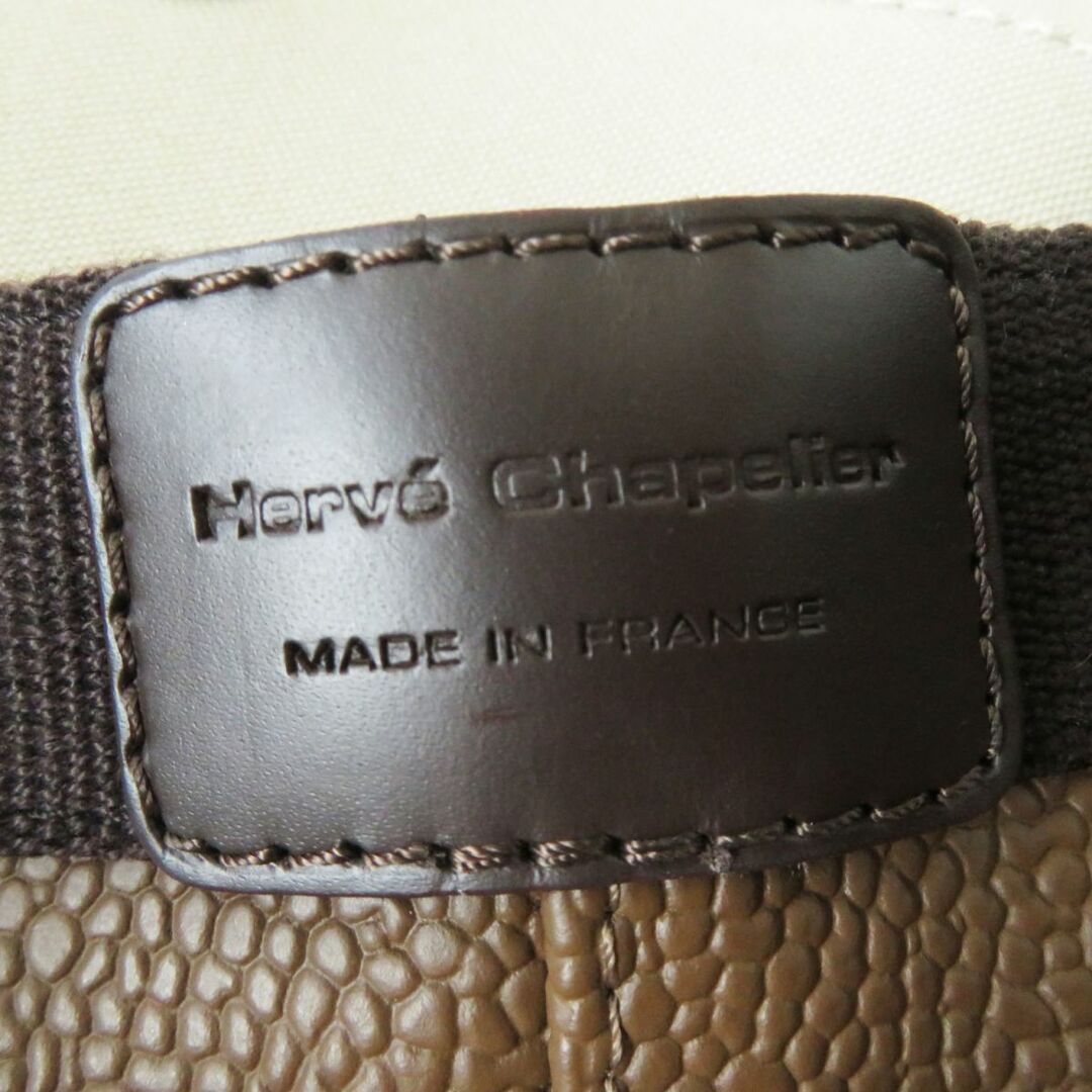 Herve Chapelier(エルベシャプリエ)の極美品◎フランス製 HERVE CHAPELIER エルベシャプリエ 713GP リュクス舟型トートXL コーテッドキャンバス 貴重サイズ ブラウン レディース レディースのバッグ(トートバッグ)の商品写真