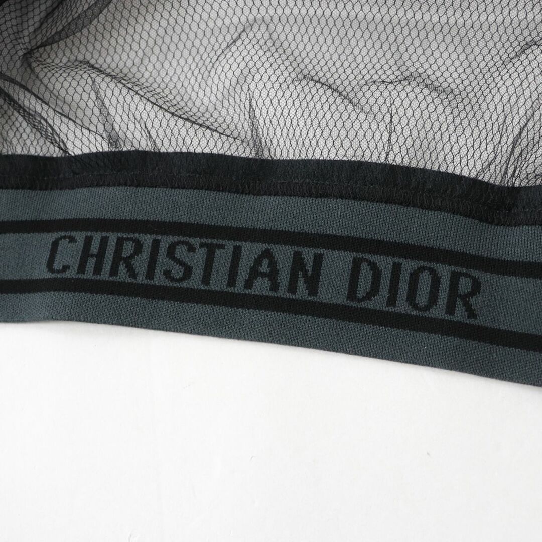 Christian Dior(クリスチャンディオール)の美品◎正規品 伊製 Christian Dior クリスチャン ディオール 027C16A8649 BEE刺繍 ジップアップ メッシュ ボンバージャケット／ブルゾン 38 レディースのジャケット/アウター(ブルゾン)の商品写真