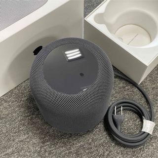 アップル(Apple)の【中古品】 HomePod (第1世代) スペースグレイ MQHW2J/A(スピーカー)