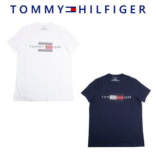 トミーヒルフィガー(TOMMY HILFIGER)のトミーヒルフィガー Tシャツ ロゴ 半袖 メンズ 09t4325 Mサイズ(Tシャツ/カットソー(半袖/袖なし))