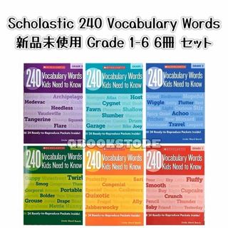 新品Scholastic 240 vocabulary  words 6冊セット(語学/参考書)