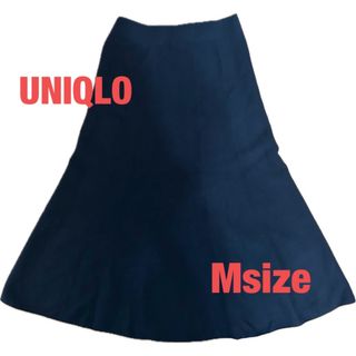 ユニクロ(UNIQLO)のUNIQLO ニットフレアスカート　Ｍサイズ(ロングスカート)