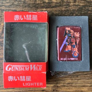 新品未使用　ZIPPO ジッポ　ガンダム　シャア専用ザク(キャラクターグッズ)