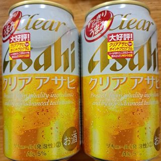 アサヒ(アサヒ)のクリアアサヒ 1ケース(350ml x 24本)(その他)