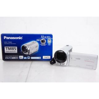 【中古】Panasonicパナソニック ハイビジョンデジタルビデオカメラ HDC-TM85 メモリータイプ 32GB ソリッドシルバー(ビデオカメラ)