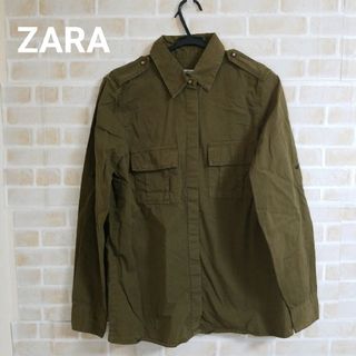 ザラ(ZARA)のZARA ミリタリーシャツ(シャツ/ブラウス(長袖/七分))