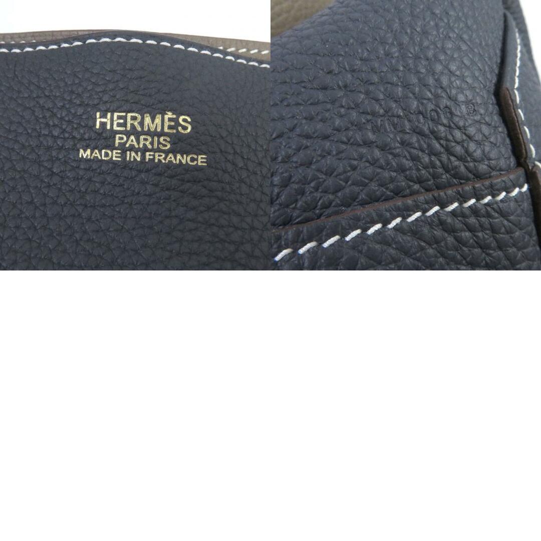 Hermes(エルメス)の未使用品 HERMES エルメス 2020年製 ドゥブルセンス45 エトゥープ ブルーニュイ トリヨンクレマンス リバーシブル トートバッグ Y刻印 保存袋付き フランス製 メンズ メンズのバッグ(トートバッグ)の商品写真
