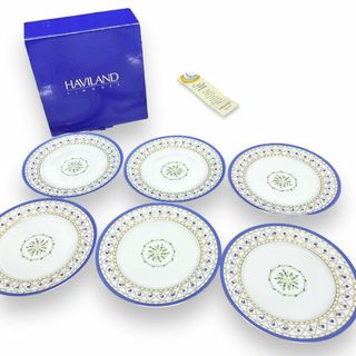 アビランド(Haviland)のHAVILAND アビランド デザートプレート お皿 22cm 食器 6枚セット(食器)