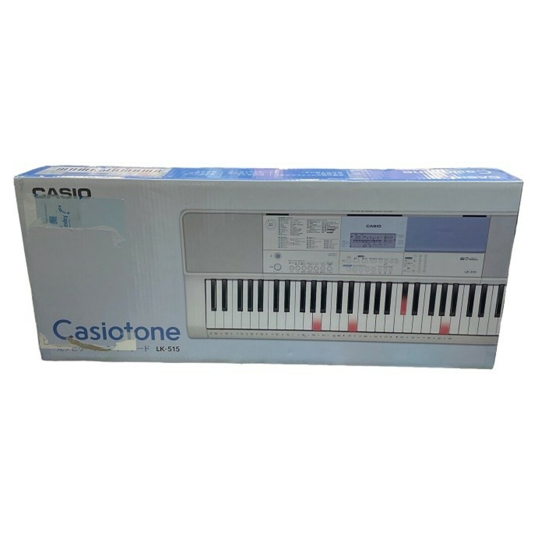 CASIO カシオ 61鍵キーボード ホワイト LK-515 カシオトーン 光ナビ