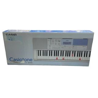 CASIO カシオ 61鍵キーボード ホワイト LK-515 カシオトーン 光ナビ アプリ タッチレスポンス マイク USB メロディーマイスター 中古 R４(キーボード/シンセサイザー)