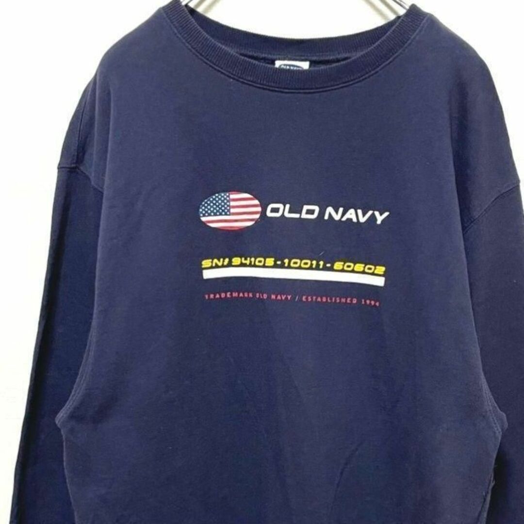 Old Navy(オールドネイビー)のオールドネイビー スウェット OLD NAVY ネイビー 紺 古着 その他のその他(その他)の商品写真