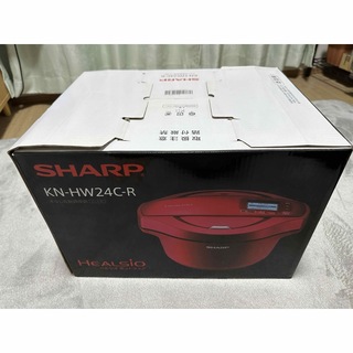 SHARP - SHARP ヘルシオ ホットクック 電気無水鍋 2.4L レッド系 KN-HW2