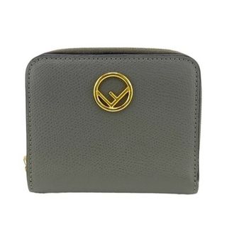 フェンディ(FENDI)のフェンディ FENDI 二つ折り財布
 ミディアム ジップアラウンド 8M0407 グレー(財布)