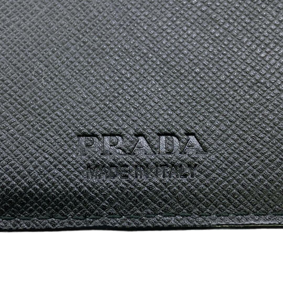 PRADA(プラダ)のプラダ PRADA 二つ折り財布
 サフィアーノ 2MO738 ブラック レディースのファッション小物(財布)の商品写真