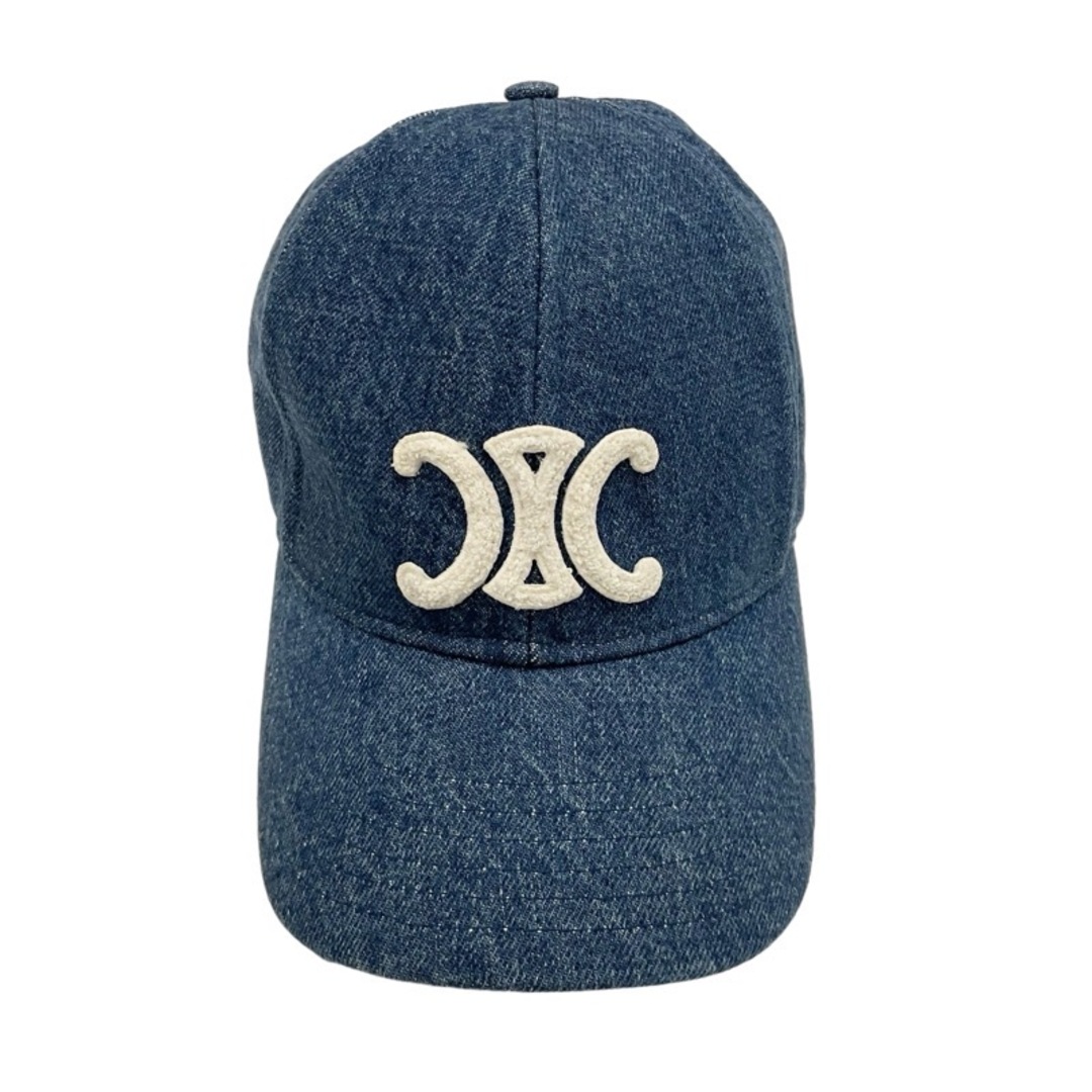 celine(セリーヌ)のセリーヌ CELINE キャップ 帽子 ベースボールキャップ ロゴ トリオンフ ウール デニム レディースの帽子(キャップ)の商品写真