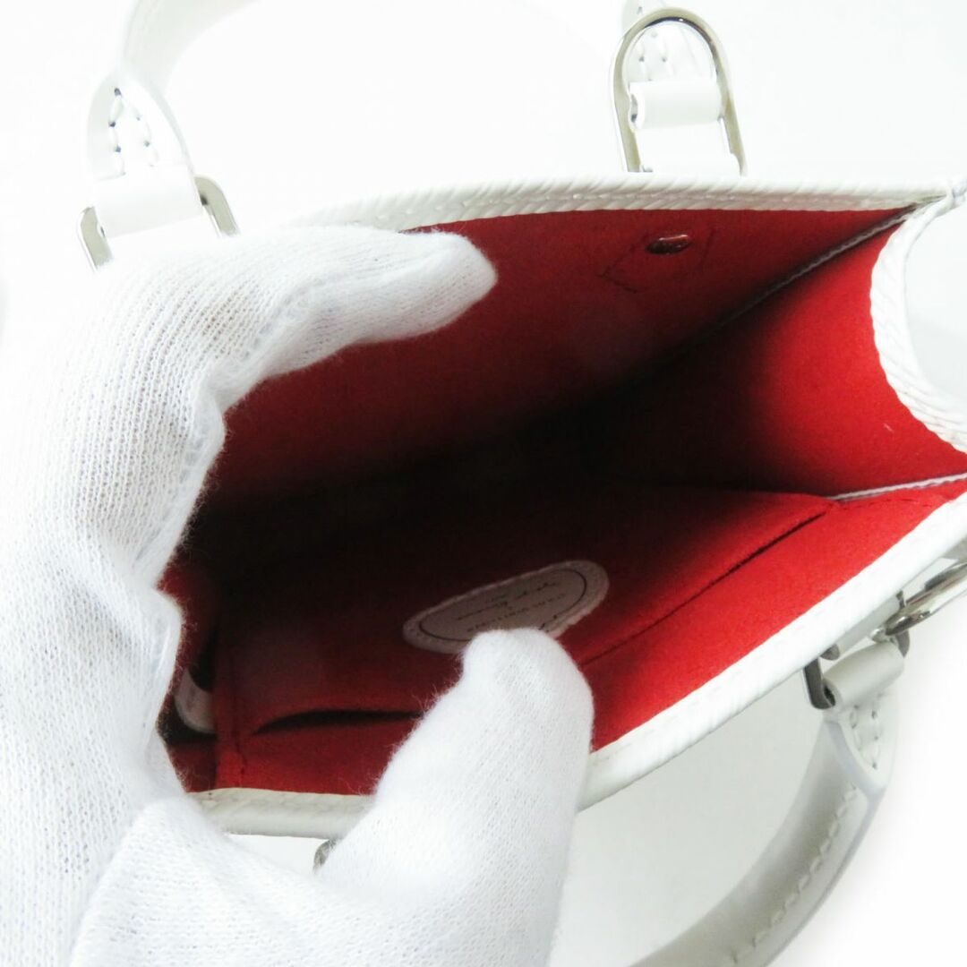 LOUIS VUITTON(ルイヴィトン)の未使用◎ルイヴィトン LV×YK M81986 インフィニティドット プティット サックプラ エピ 2WAY ハンド／ショルダーバッグ 白×赤 箱・袋付き レディースのバッグ(ハンドバッグ)の商品写真