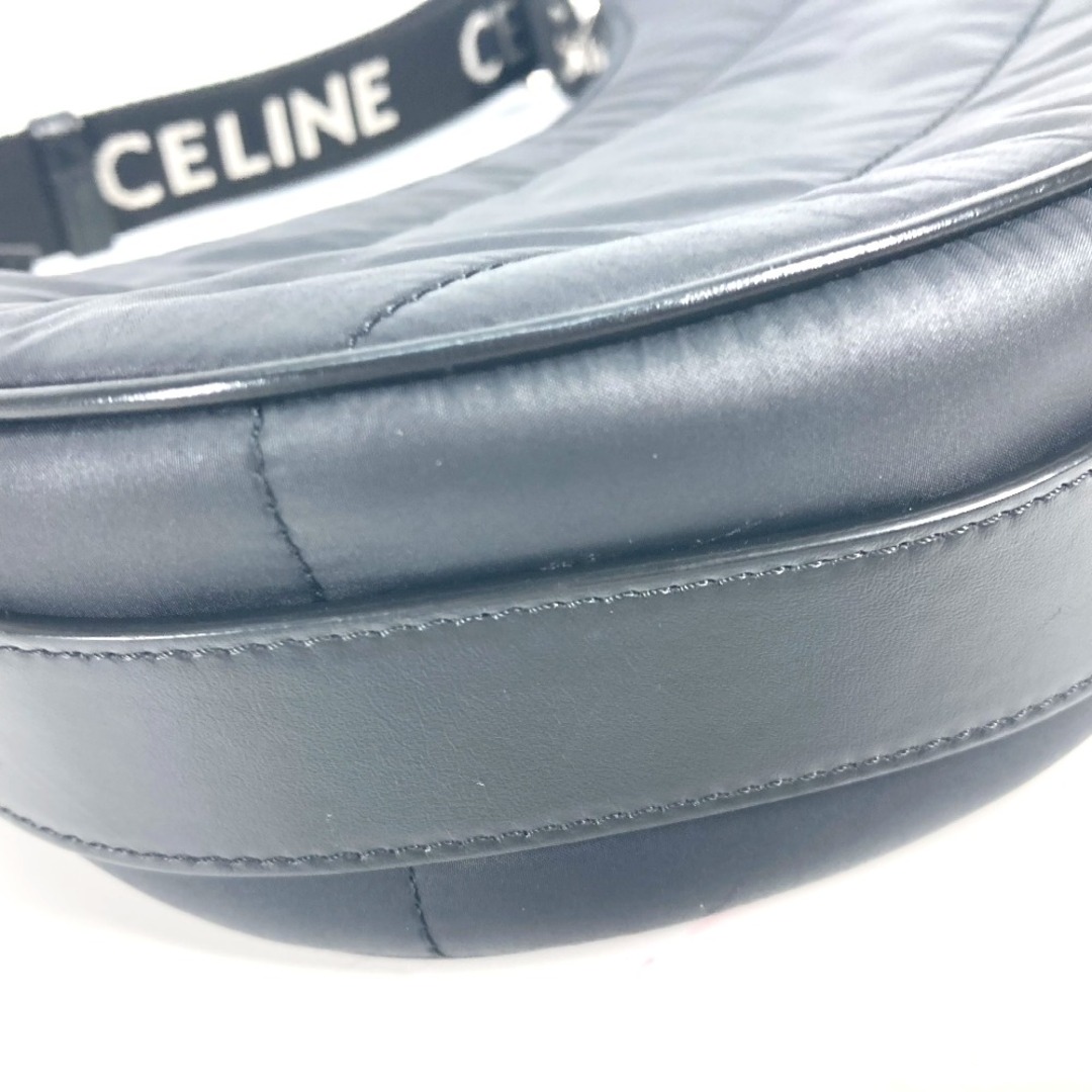 celine(セリーヌ)のセリーヌ CELINE アヴァ ミディアム 196972 ロゴ 肩掛け ショルダーバッグ ナイロン ブラック レディースのバッグ(ショルダーバッグ)の商品写真