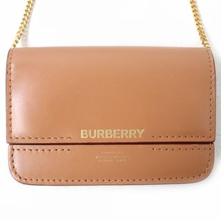 バーバリー(BURBERRY)の良品△BURBERRY バーバリー Horseferry Print Clutch Card Case ホース フェリー プリント クラッチ カードケース レザー ミニ財布 茶色(その他)