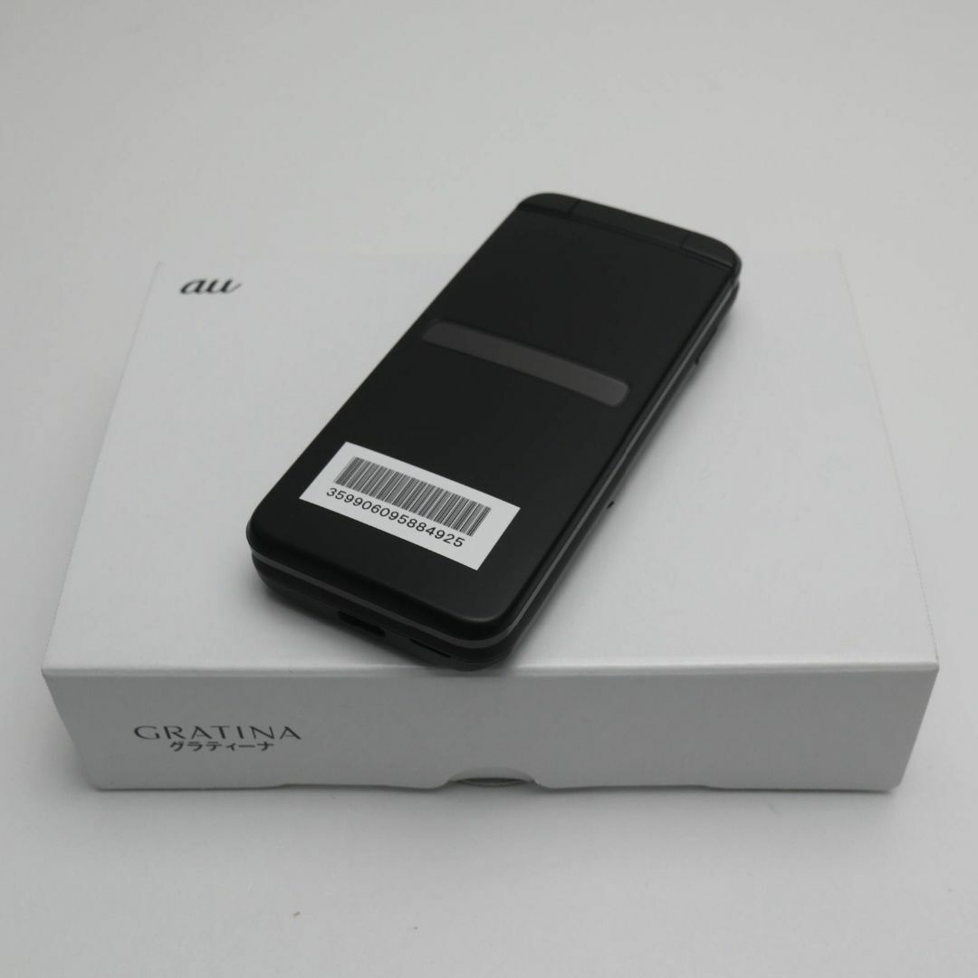 京セラ(キョウセラ)の新品 KYF39 GRATINA ブラック（墨）  M777 スマホ/家電/カメラのスマートフォン/携帯電話(携帯電話本体)の商品写真