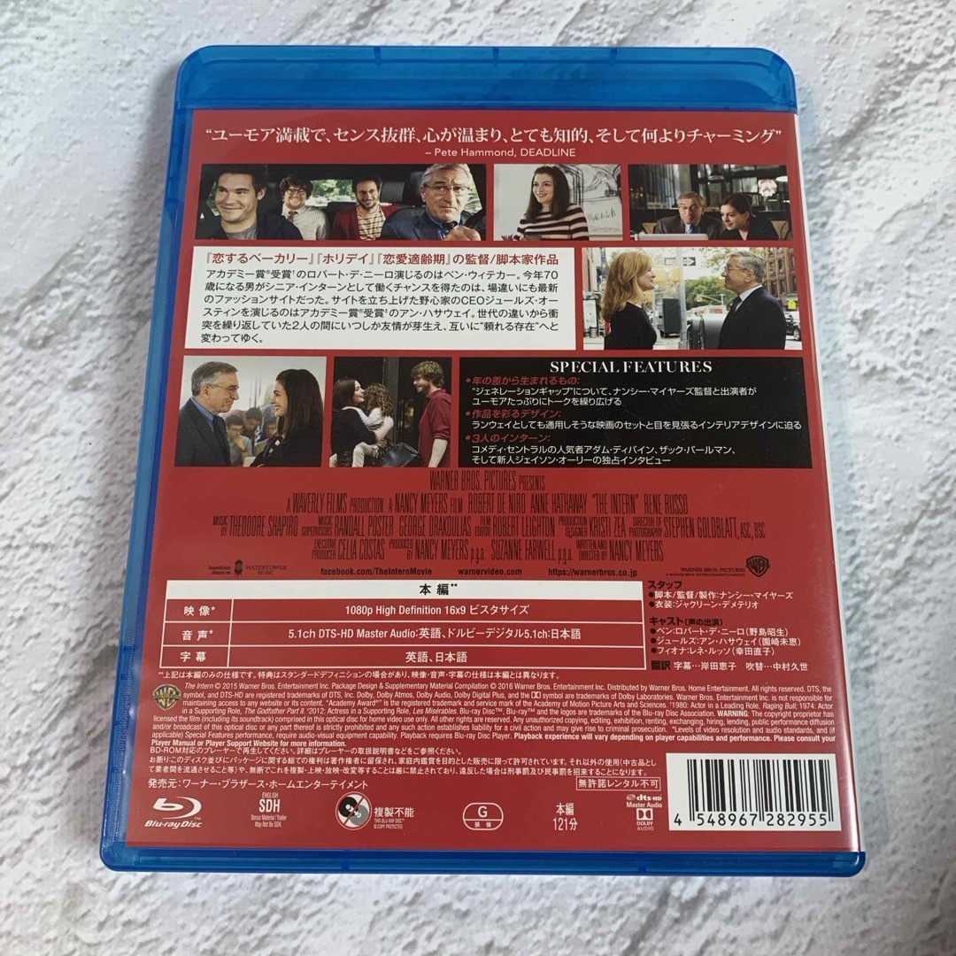 マイ・インターン Blu-ray エンタメ/ホビーのDVD/ブルーレイ(外国映画)の商品写真