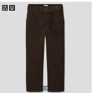 ユニクロ(UNIQLO)のコーデュロイワイドワークパンツ　ユニクロU(ワークパンツ/カーゴパンツ)