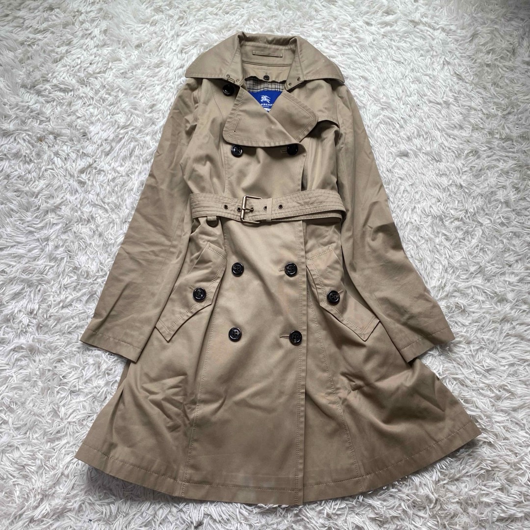 BURBERRY BLUE LABEL(バーバリーブルーレーベル)の美品✨バーバリー トレンチコート 春服 ライナー ノバチェック ロングコート レディースのジャケット/アウター(トレンチコート)の商品写真