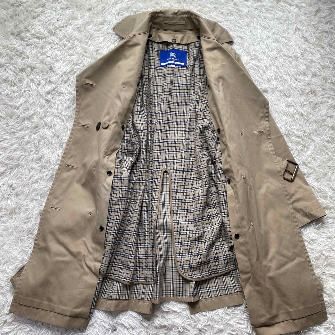 BURBERRY BLUE LABEL(バーバリーブルーレーベル)の美品✨バーバリー トレンチコート 春服 ライナー ノバチェック ロングコート レディースのジャケット/アウター(トレンチコート)の商品写真