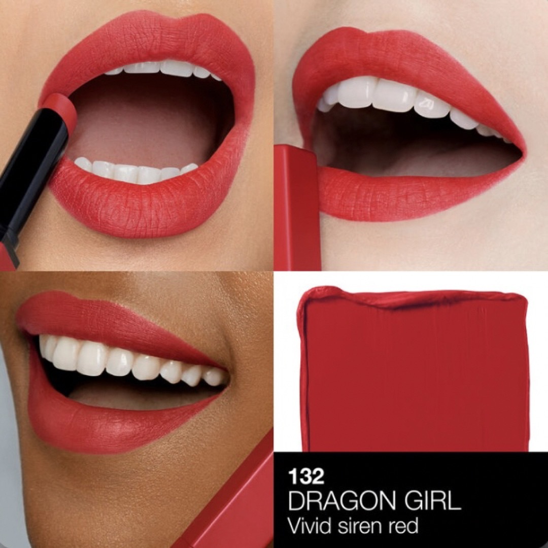 NARS(ナーズ)のNARS パワーマットリップスティック 132 DRAGON GIRL コスメ/美容のベースメイク/化粧品(口紅)の商品写真