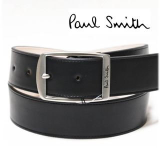 ポール スミス Paul Smith ベルト メンズ M1A 4437 C CUT Black/Brown 35mm