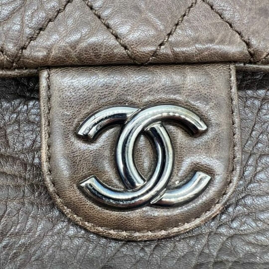 CHANEL(シャネル)のCHANEL シャネル マトラッセ ワンショルダー ショートショルダー 肩掛け バッグ ブラウン 12番 ギャランティカード有り レディース レディースのバッグ(ショルダーバッグ)の商品写真