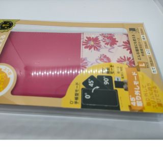 汎用手帳型ケース FLEX 花柄 Lサイズ レッド(1個)(モバイルケース/カバー)