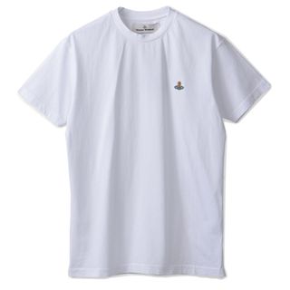 ヴィヴィアンウエストウッド(Vivienne Westwood)のヴィヴィアン ウエストウッド VIVIENNE WESTWOOD Tシャツ MULTICOLOR ORB CLASSIC ラウンドネック オーブロゴ ワンポイント 半袖シャツ 2024年春夏新作 3G010013 J001M A401(Tシャツ(半袖/袖なし))